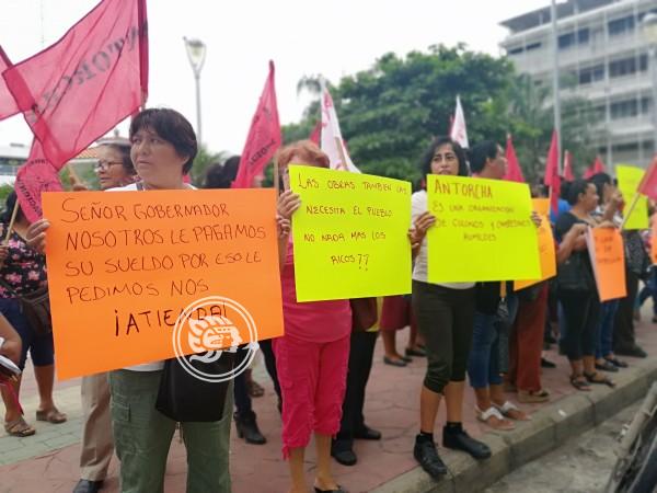 Se separan Antorchistas en Papantla; pedirán obras aparte