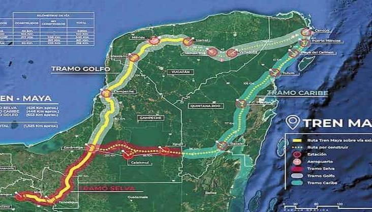 Cambian trazo del Tren Maya por cenotes y vestigios arqueológicos