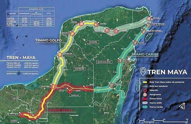 Cambian trazo del Tren Maya por cenotes y vestigios arqueológicos