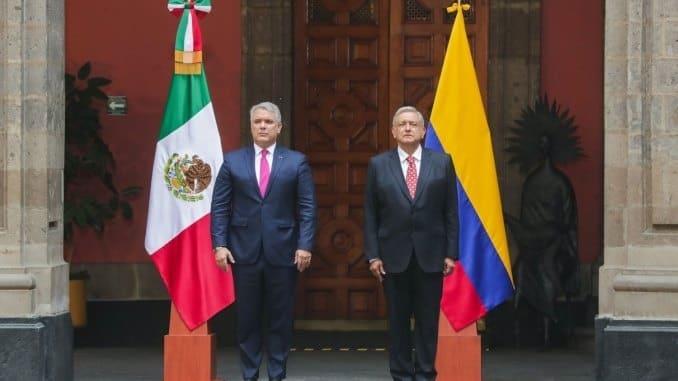 Presidente de Colombia realiza visita oficial a México