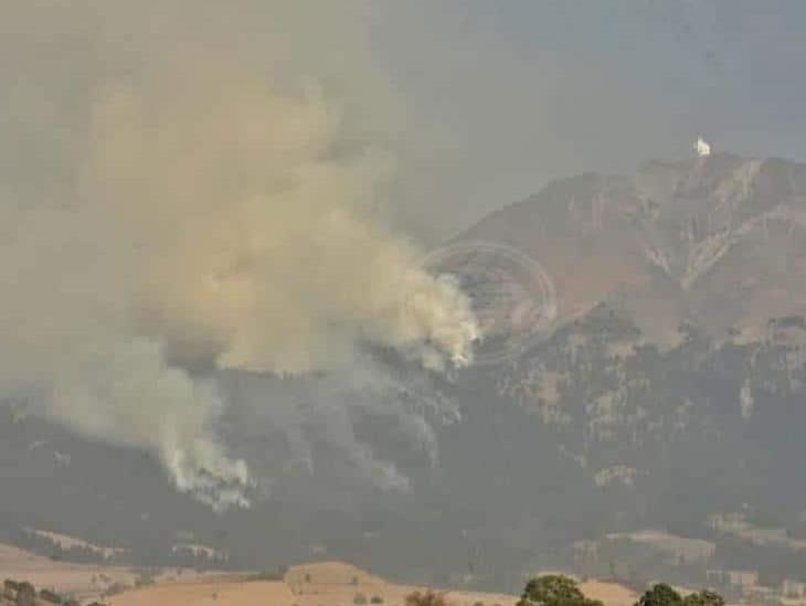 Dos personas fallecidas por incendio en Pico de Orizaba