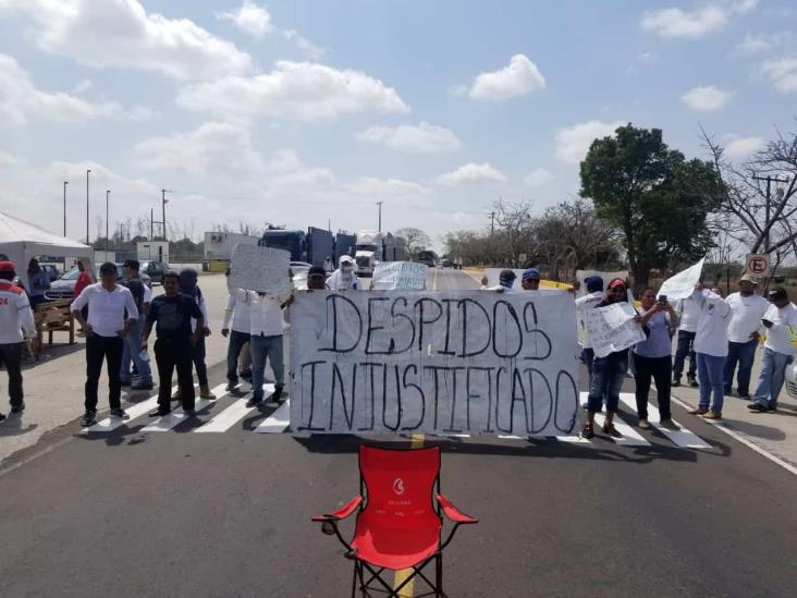 Por quinto día consecutivo, trabajadores de  HAL Horizon Auto Logistics se manifiesta