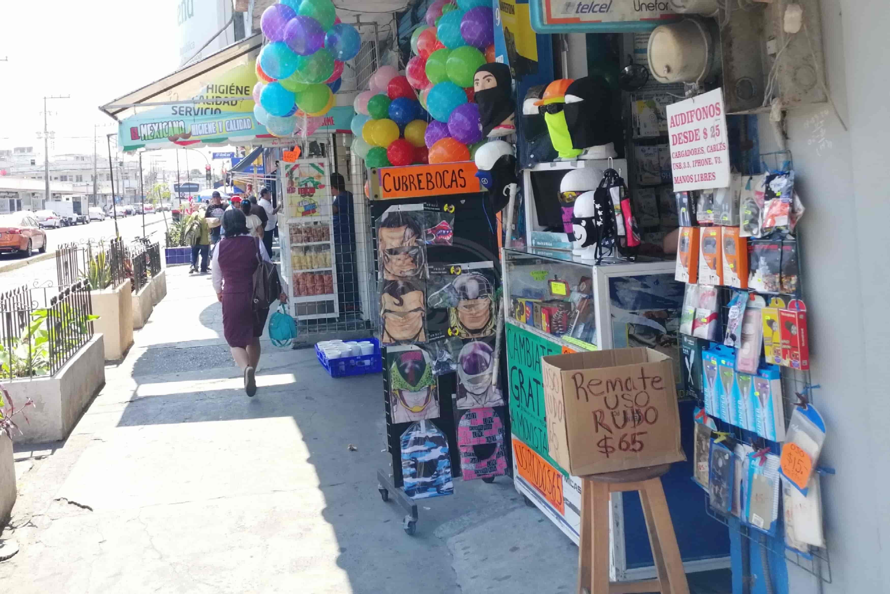 Calles y mercados de Veracruz vacíos ante pandemia