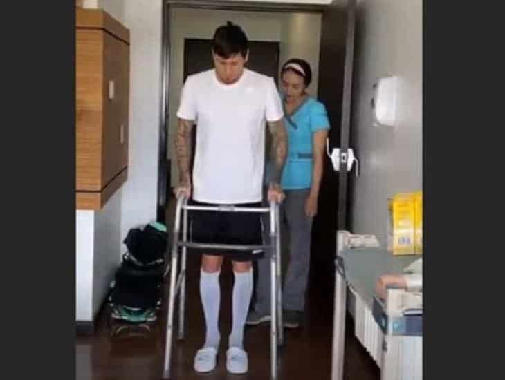 Nico Castillo recibe alta hospitalaria y sigue en rehabilitación