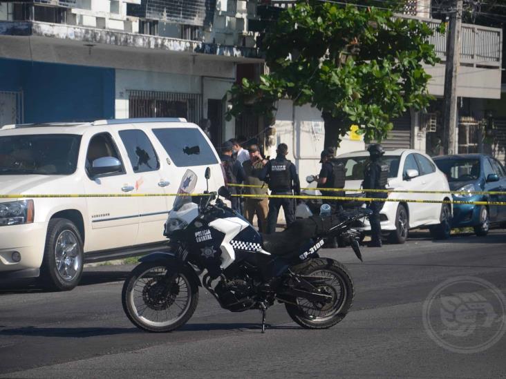 Balacera en calles de Veracruz deja dos personas heridas