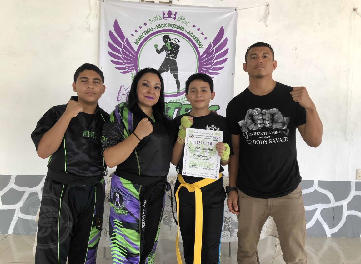 David Alejo estrenó grado en MK Fighter Agua Dulce