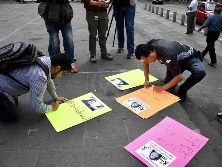 ‘Van 29’; periodistas exigen justicia por crimen de María Elena Ferral