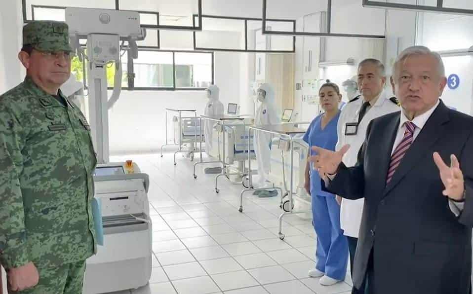 AMLO presenta unidades de terapia intensiva ante emergencia por coronavirus