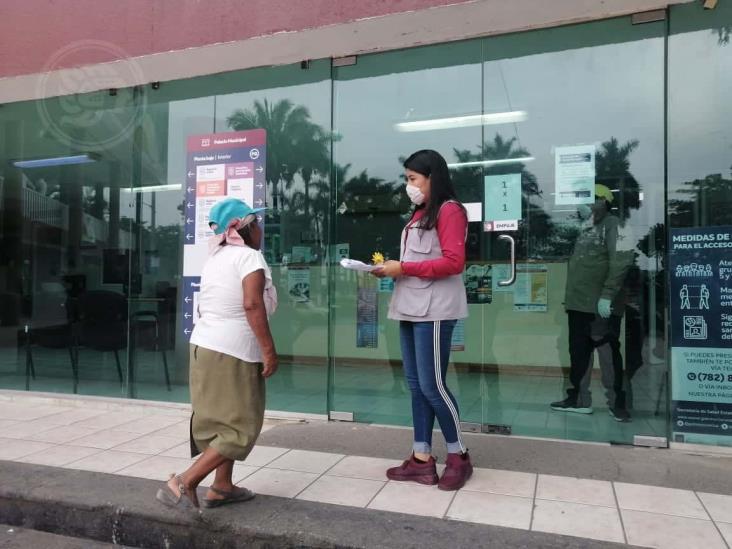 Piden dinero a cambio de despensas en Poza Rica