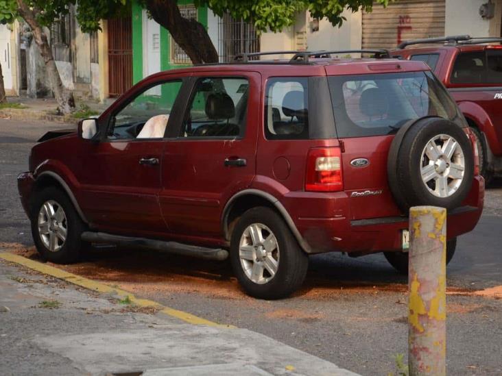 Se registra accidente en calles del Centro de Veracruz