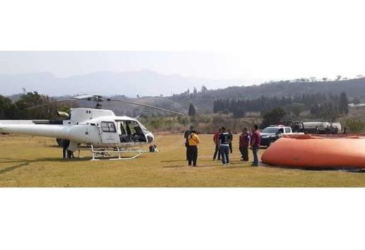 PC reportó control del 60% en incendio de Maltrata