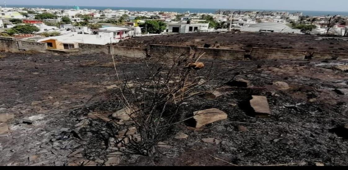 Ardió Coatza durante el fin de semana; PC atendió más de 10 incendios