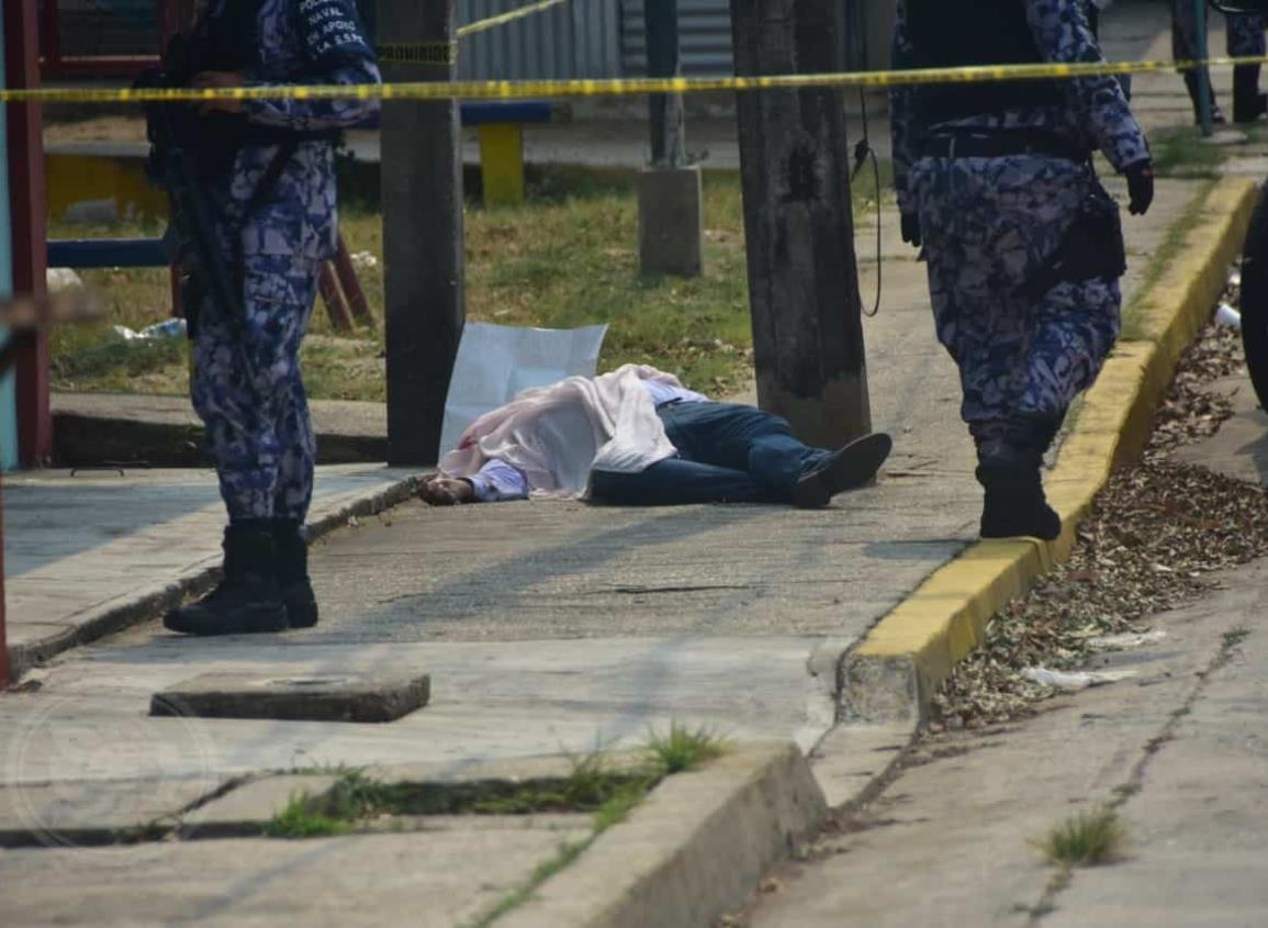 Matan a hombre y le dejan narcomensaje en Coatzacoalcos