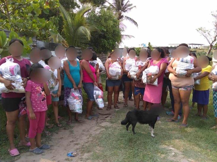 Habitantes de Coatzacoalcos recibieron despensas de los Zetas