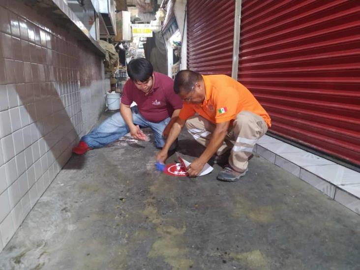 Implementan medidas en tianguis y mercado de Río Blanco ante coronavirus