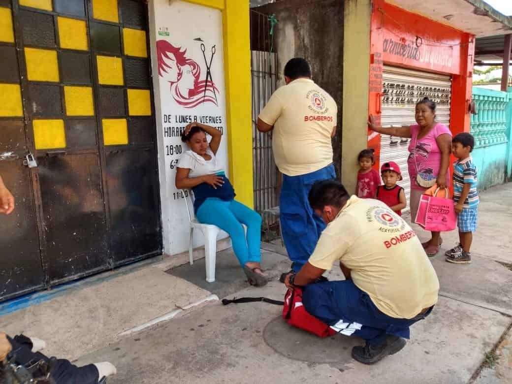 Indigente agrede a una joven embarazada en Acayucan