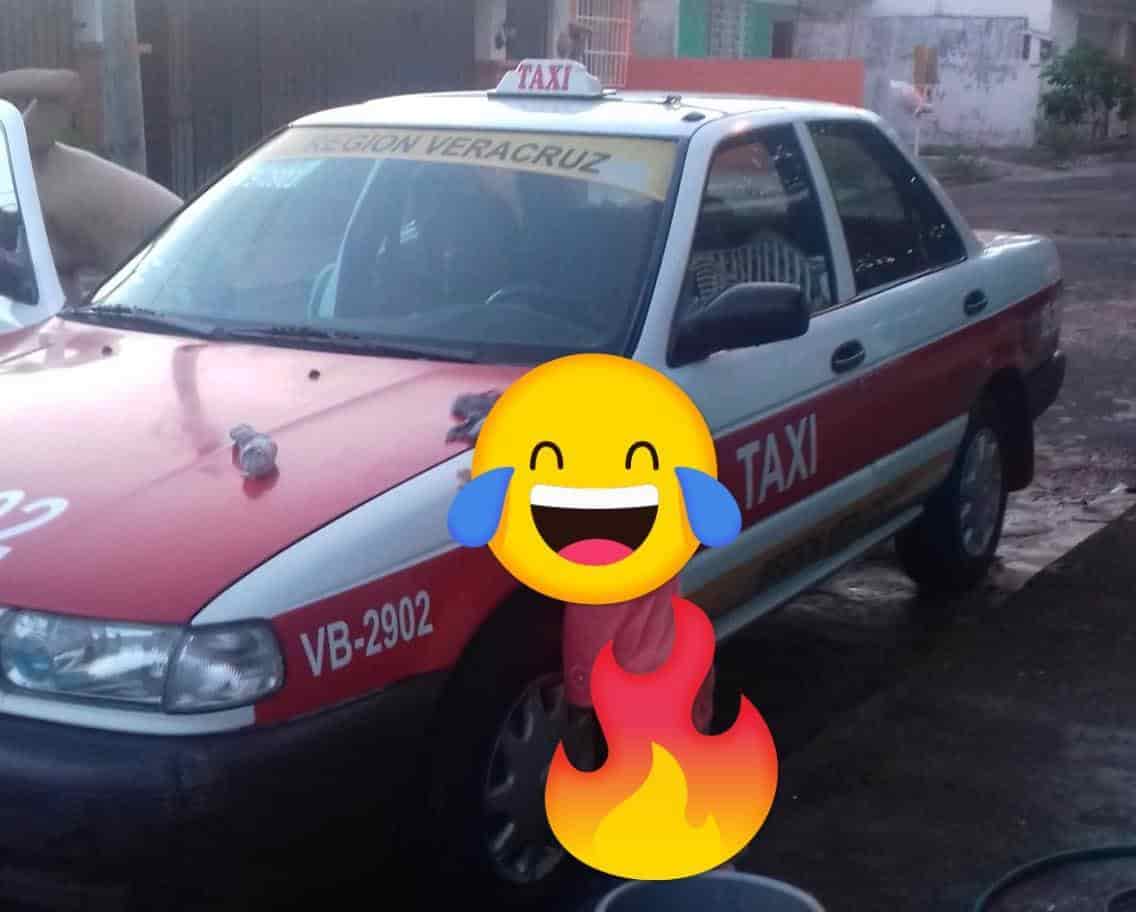 Golpean, asaltan y despojan a taxista de su unidad en calles de Veracruz