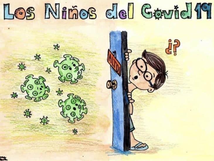 Los Niños del COVID-19, cuento elaborado por veracruzanas