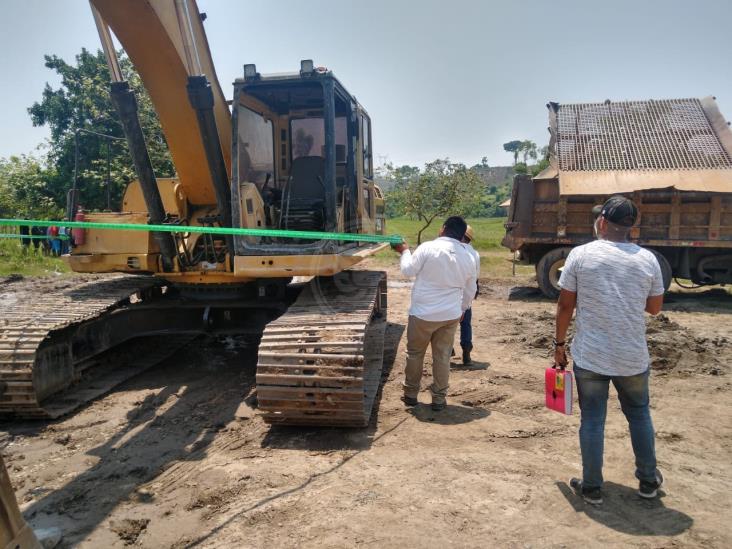 Clausura PMA a gravera sin permisos en Papantla