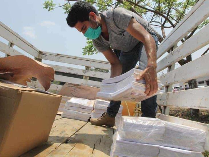 Siguen llegando cuadernillos de Veracruz Educando a Distancia’ a zonas marginadas