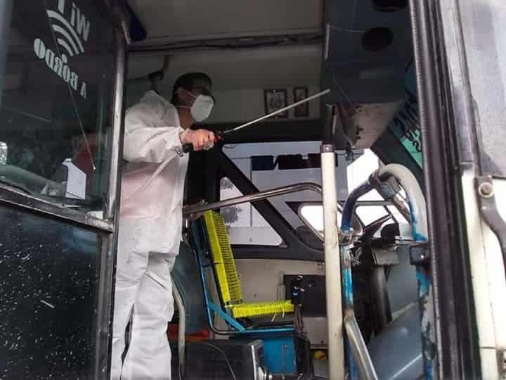 Sanitizan más de 2 mil unidades de transporte público en Veracruz-Boca del Río