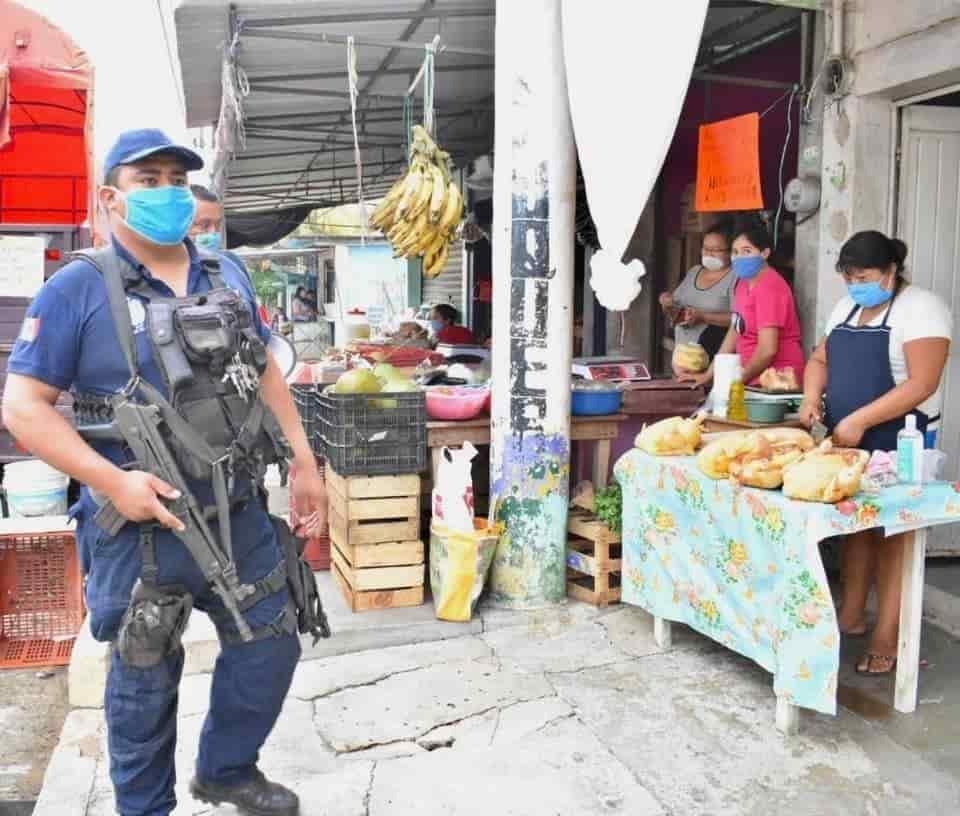 Obligatorio uso de cubrebocas en espacios públicos de Chinameca