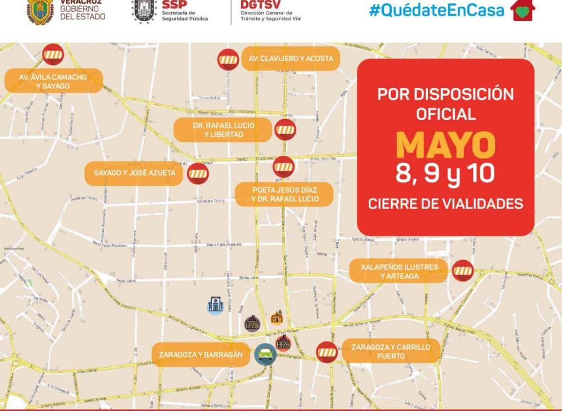 A partir de mañana, cierres a la circulación en principales ciudades del estado: SSP