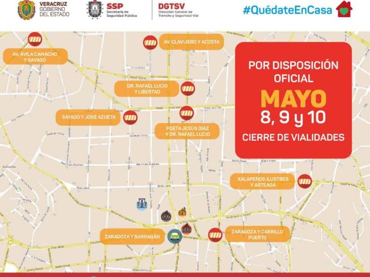 A partir de mañana, cierres a la circulación en principales ciudades del estado: SSP