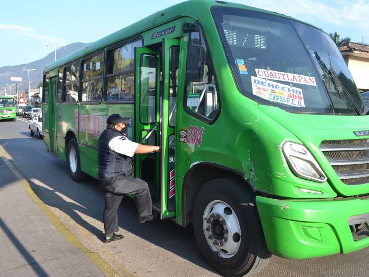 Reprueban que transporte público en Orizaba no acate medidas sanitarias