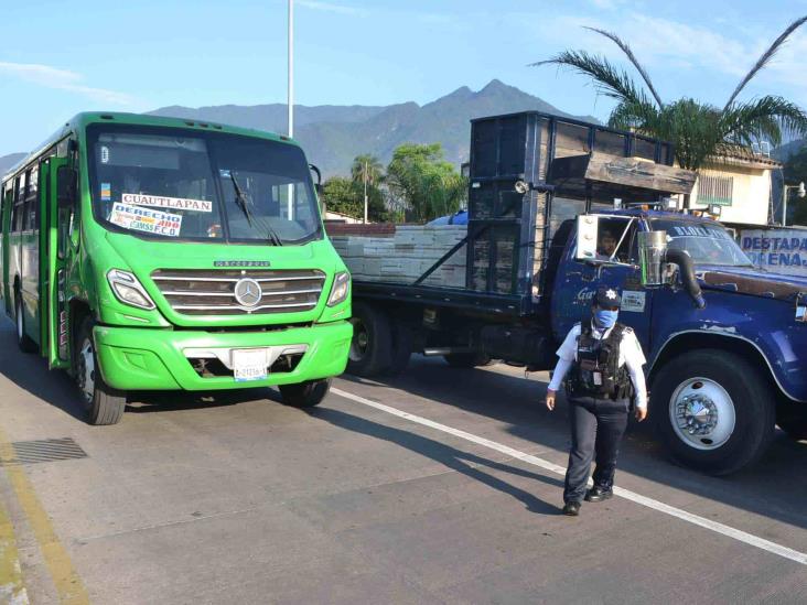 Reprueban que transporte público en Orizaba no acate medidas sanitarias