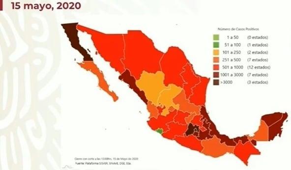 COVID-19 en México: 45 mil 032 casos positivos y 4 mil 767 muertes