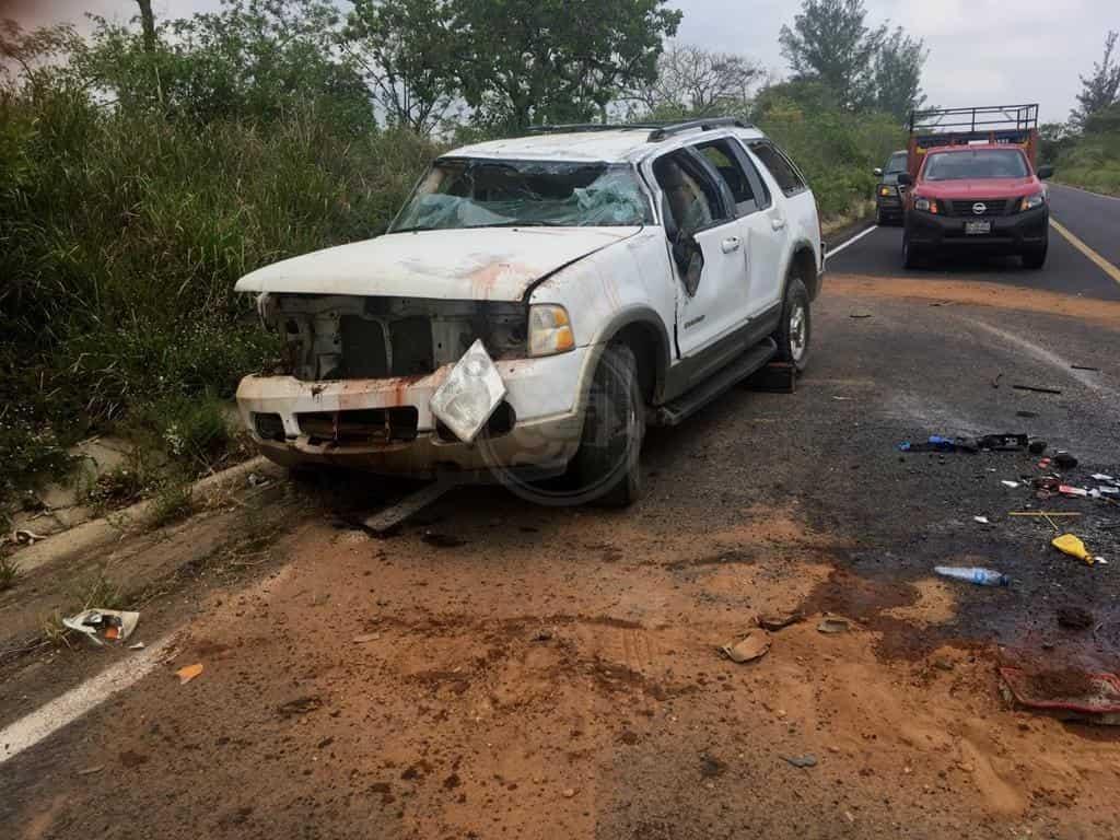 Madre e hijo se accidentan en carretera de Rodríguez Clara