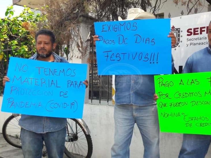 En Yanga, empleados de CAEV suspenden actividades