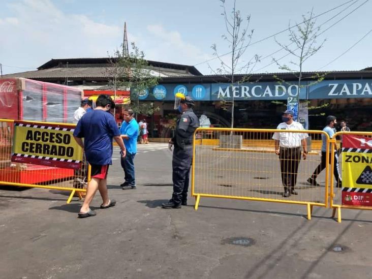 Controlan accesos a mercado Zapata de Orizaba