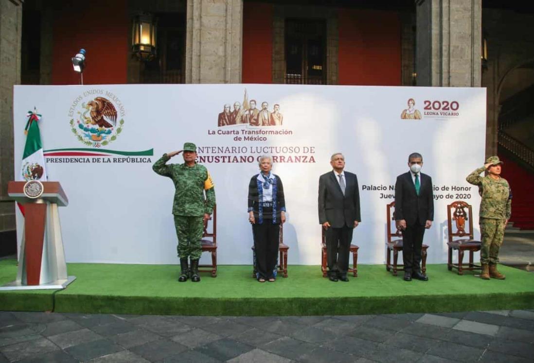 Encabeza AMLO Centenario Luctuoso de Venustiano Carranza