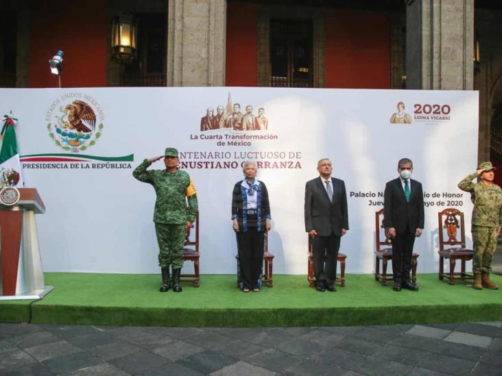 Encabeza AMLO Centenario Luctuoso de Venustiano Carranza