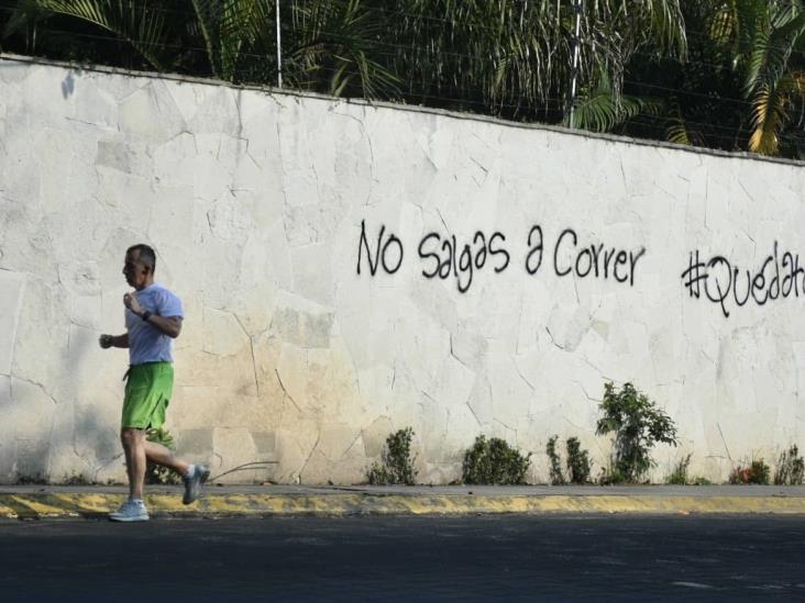 ‘No salgas a correr’; en Xalapa no ha bajado la movilidad