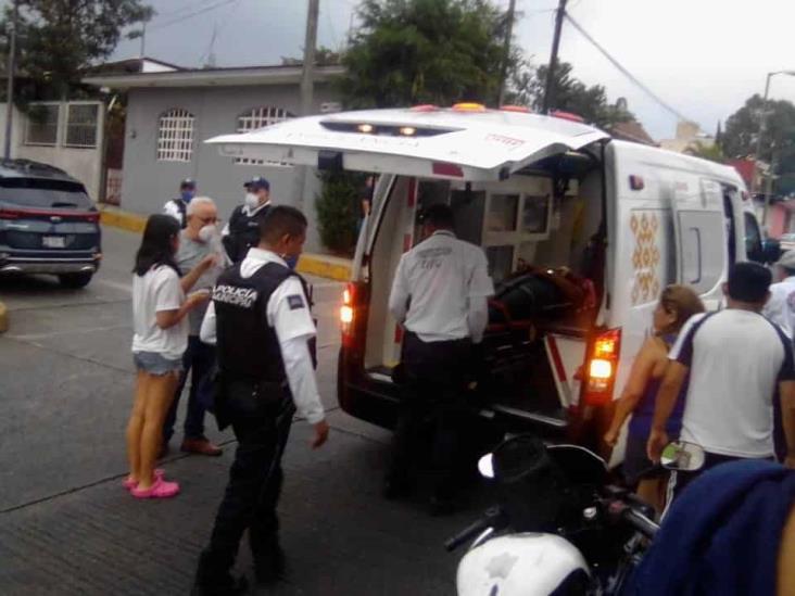 Dos personas lesionadas tras choque en Orizaba