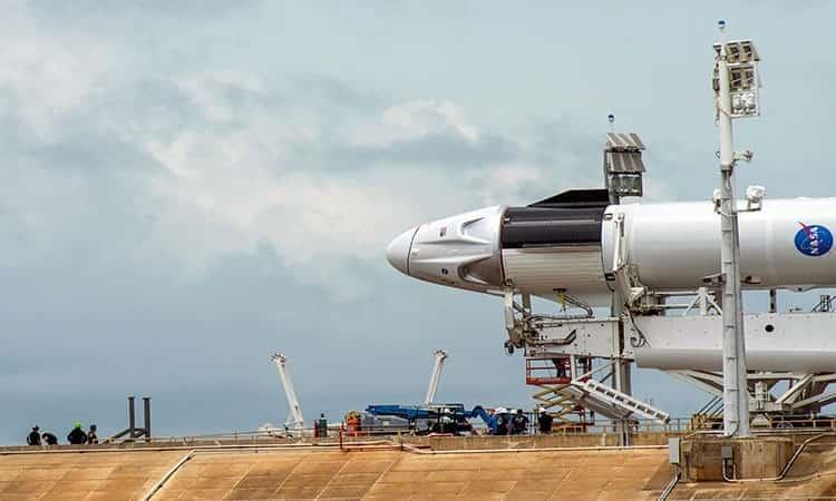 Abortan despegue del Crew Dragon de SpaceX por mal tiempo