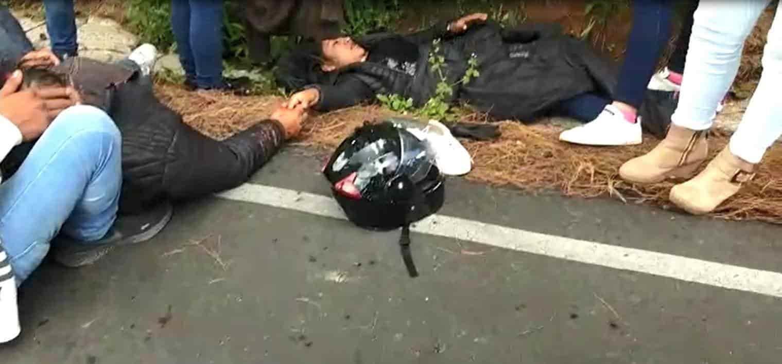 Atacan a balazos a motociclistas en faldas del Pico de Orizaba