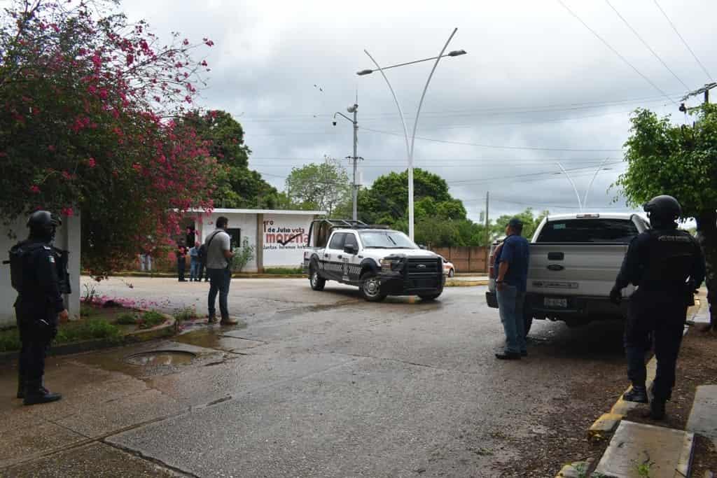 Por amenaza de bomba, evacuan sala de Juicios Orales de Acayucan