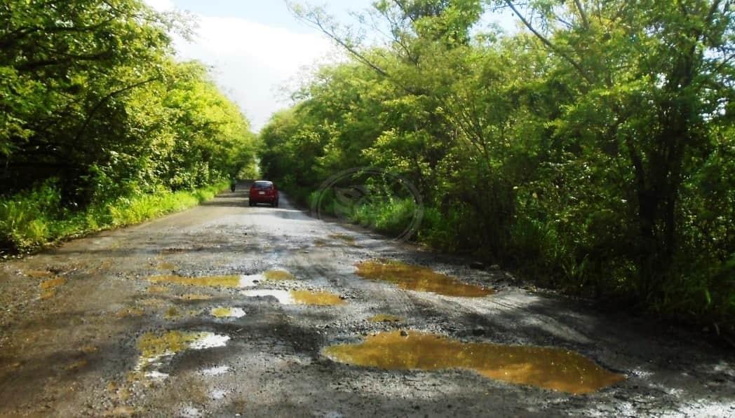 Constantes lluvias destrozar la carretera Huazuntlán- Pajapan