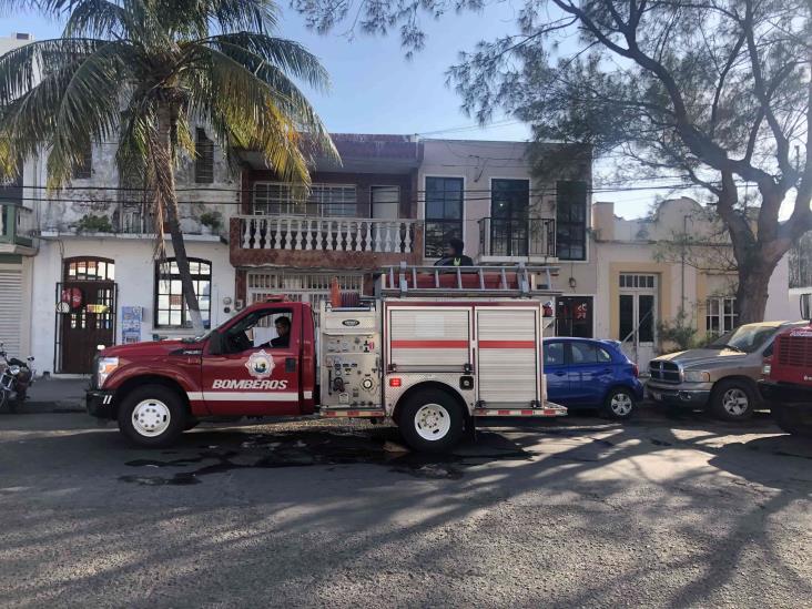 Se registra conato de incendio al interior de un domicilio en Veracruz