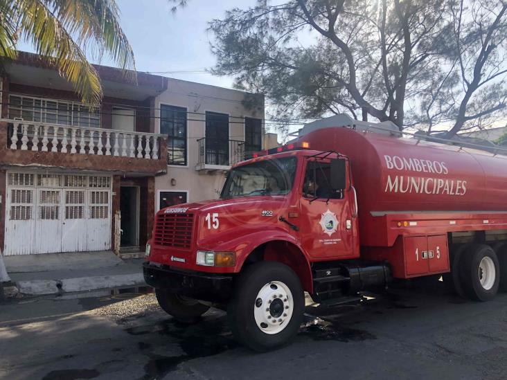 Se registra conato de incendio al interior de un domicilio en Veracruz