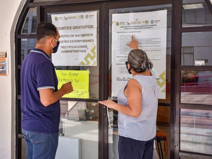 Registro Civil atenderá con previa cita y protocolo