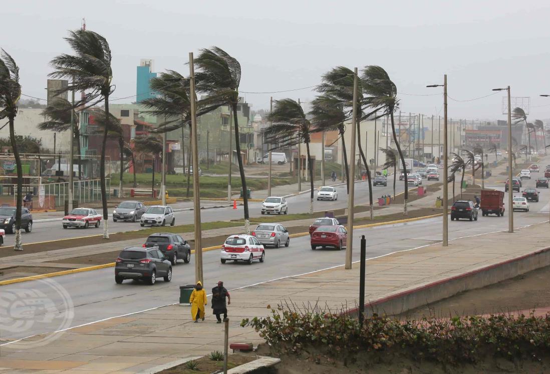 Alerta Gris por norte con rachas huracanadas