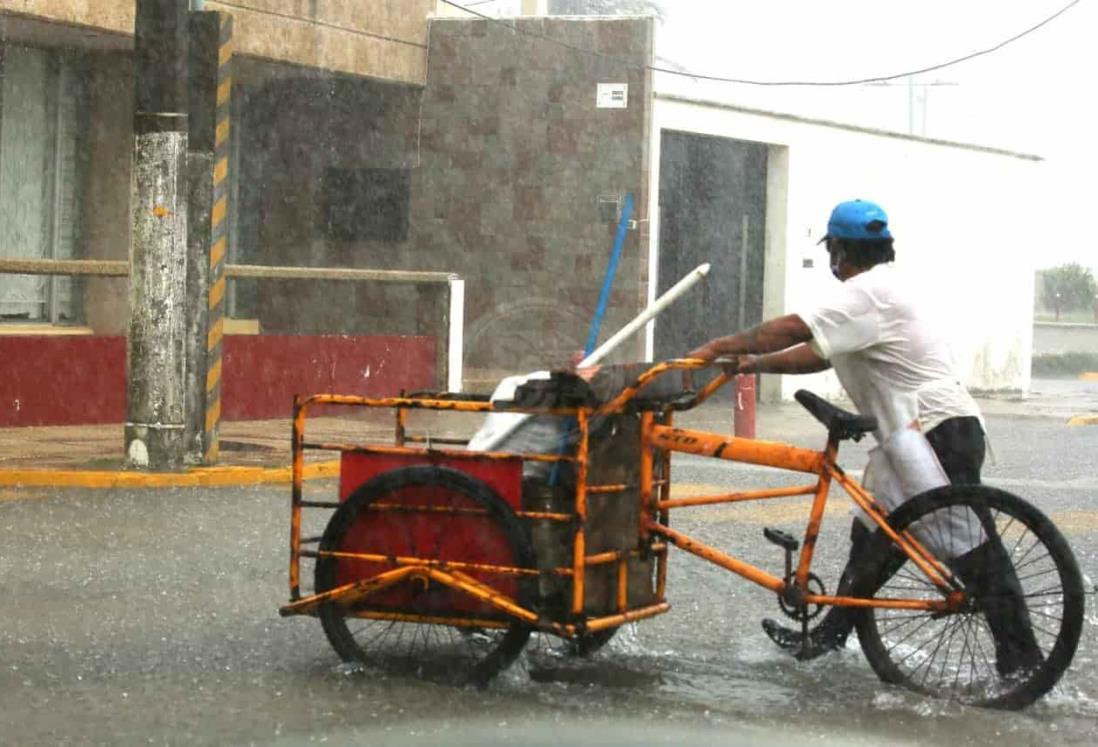 FF y sistemas inestables dejan lluvias en Veracruz; emiten Alerta Gris