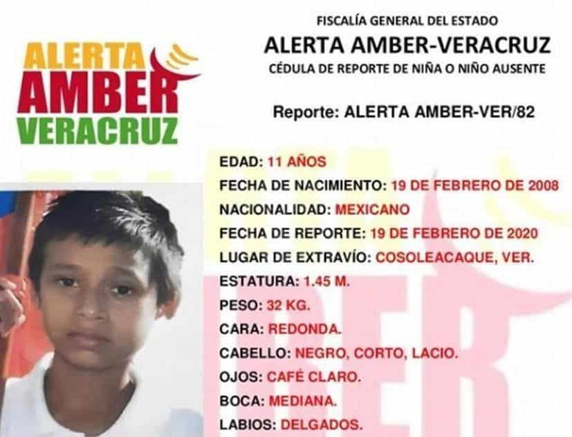 Menor de Cosoleacaque cumple 4 meses de extraviado