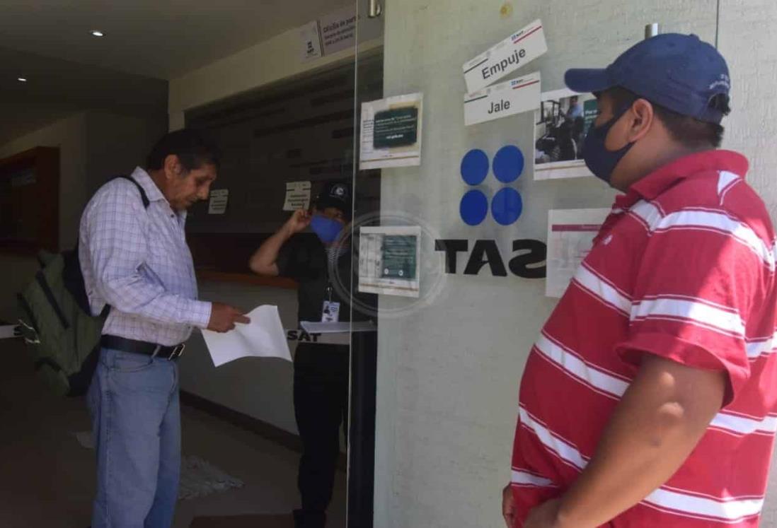 SAT en Coatzacoalcos solo brinda servicio con cita previa