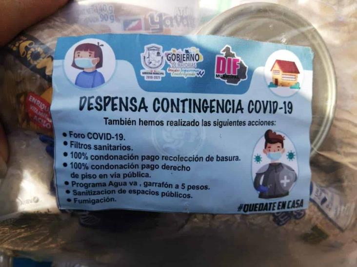 Tronco publicita despensas que saqueó al Gobierno de Veracruz